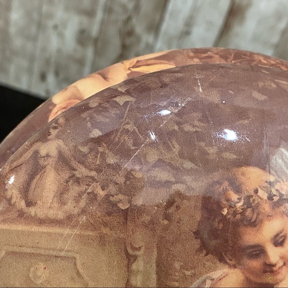 Vintage ENESCO Texjade Cherub Angel Trinket Box - Picture 14 of 16